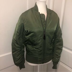 MA1 ladies bomber reversible jacket size xxs